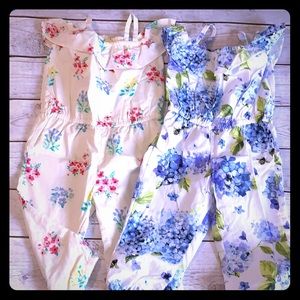 NWOT Pair of Gymboree spring play suits